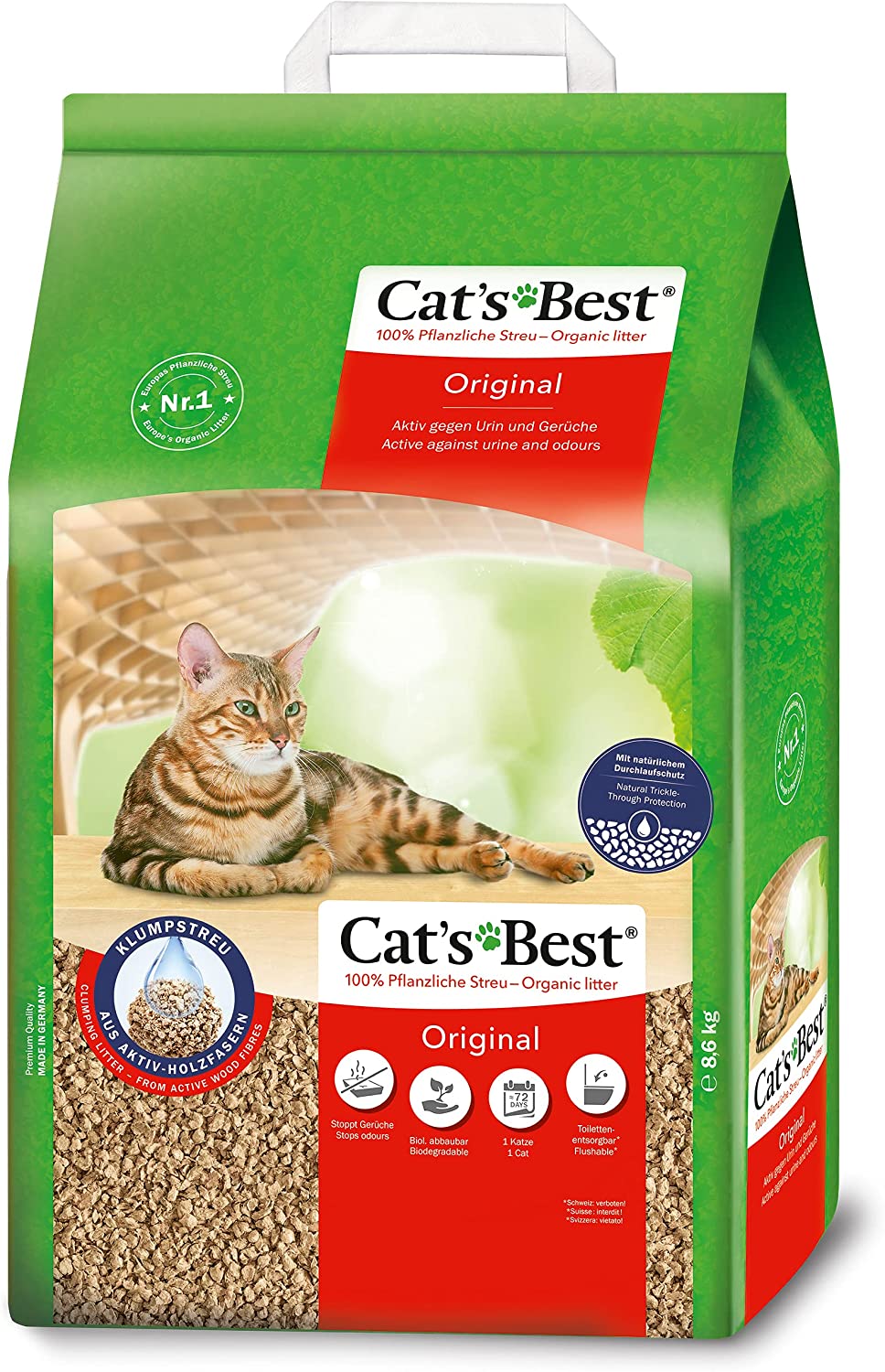 Cats best oko plus clumping outlet litter